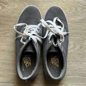 Women’s Vans Gray canvas size 6